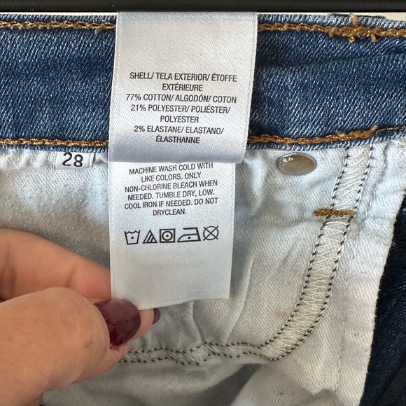 Hudson Blair Super Skinny Jeans with Chewed Hem Size 28 - Picture 11 of 12
